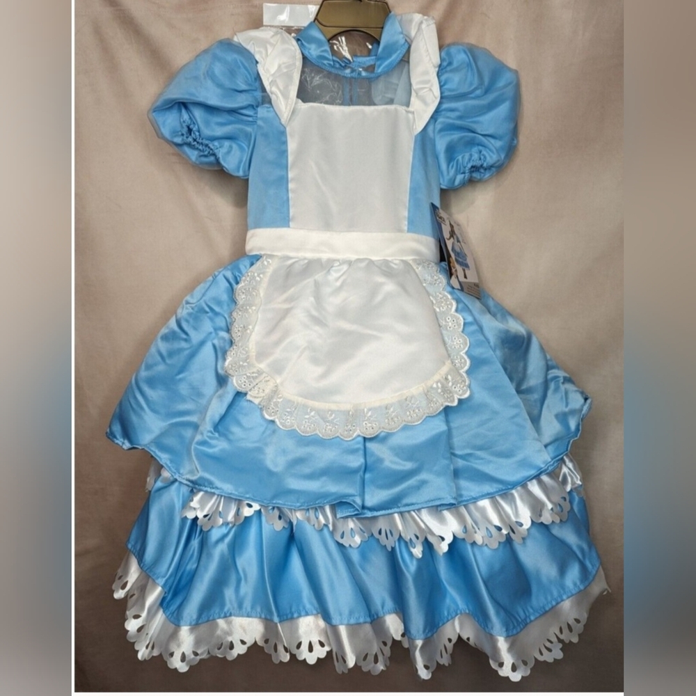 NWT Size 3T-4T Disguise Alice In Wonderland Kids Costume